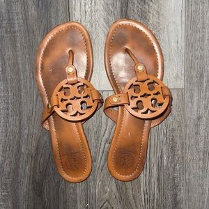 Tory Burch Miller Sandal in Tan